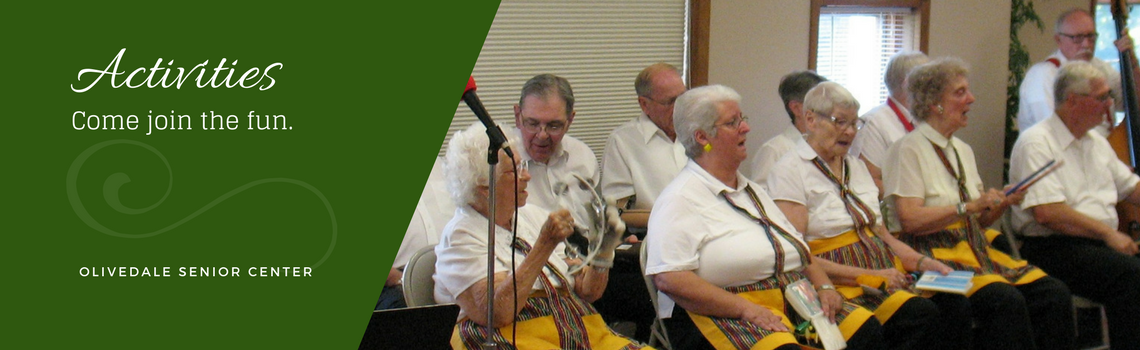 Members enjoying an activity together at Olivedale