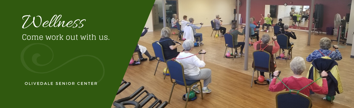 A group fitness class in progress at the center